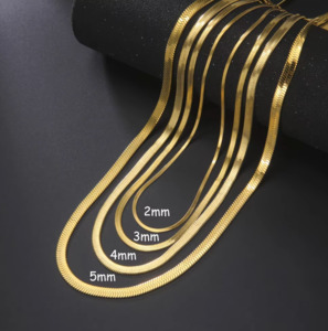Add Ons: JEWELLERY - Snake Chain Necklace 2mm