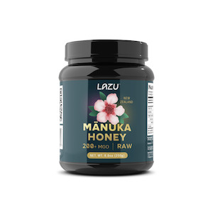 LAZU RAW MANUKA HONEY - 200+MGO Mono Floral from New Zealand