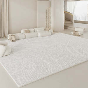 Decoration: Mira Minimalist Fine Wool-Like Cashmere Non-Slip Rug 200x140cm