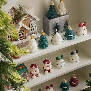 Eloy Scented Bubble Christmas Tree Candle with Gift Pack