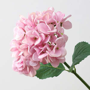 Jototo Real Touch Silk Artificial Hydrangea 49cm - Pink