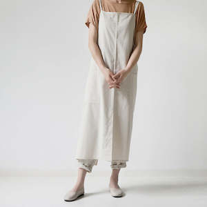 Marie Roy Cotton Waterproof Apron With 2 Pockets - White