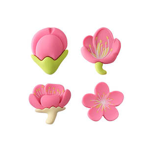 Nudee 4PCS Sakura Fridge Magnet Set - Pink