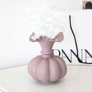 Georgia J Northern Europe Pumpkin Vase - Pink