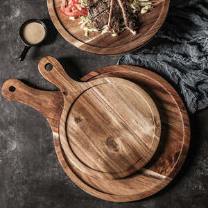 Tray: Belari Solid Acacia Pizza Serving Board 8 Inch