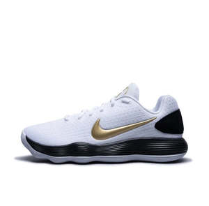 Nike Basketball Shoes: Nike Hyperdunk 2017 Low EP "White Metallic Gold Black" Basketball Shoes