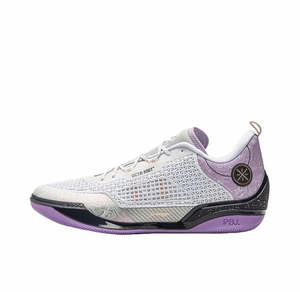 Wade Basketball Shoes: Li-Ning Way of Wade 808 4 Ultra "White Purple" Basketball Shoes