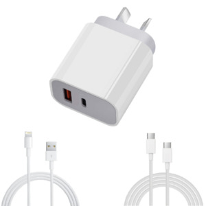 All: iLead 30W Fast Charger & Cable Kit Compatible with Samsung and Apple