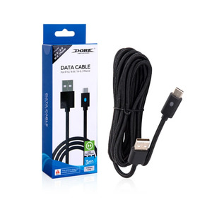 Products: DOBE 3M Charging Data Cable USB to Type-C for PS5/XBOX/NS Controllers with Indicator Light