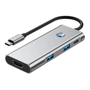 Products: iLead 6 in 1 USB Hub with USB-C to HDTV, USB-A/C 3.2 + PD + ON/OFF Key Adapter