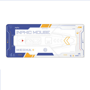 INPHIC PD100 MECHA Large Mouse Pad 300 700 3mm BLUE/WHITE