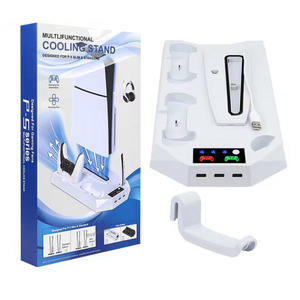 Products: iLead PS5 Slim host cooling bracket DE/UHD fan Speed base Cooling Station And DualSense Controller 2 in 1