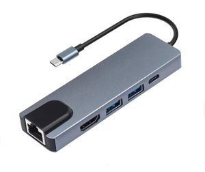 iLead TYPE- C ADAPTER 5 IN 1, USB- C TO HDMI+ PD ADAPTER
