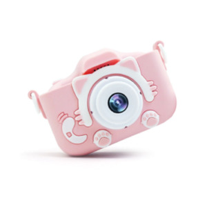 Products: iLead Mini Kids Camera IPS Screen HD 1080P Tom Cat Pink