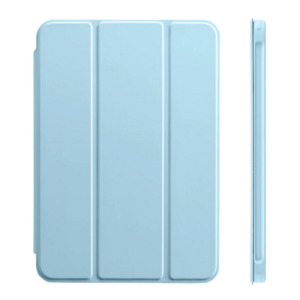 iPad Pro 11 2021 Case Soft TPU Protective Stand iPad Pro 11 Smart Cover Black Sky Blue
