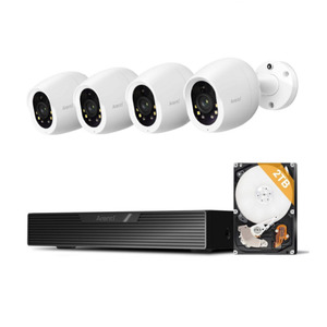 Arenti 8CH 8MP/4K POE NVR kit with 4pcs IP Outdoor Cameras