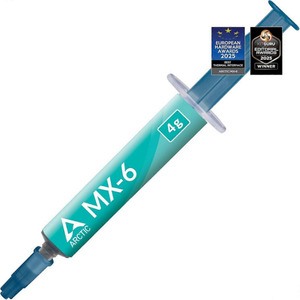 Computer Parts: Arctic MX-6 (4g) – Ultimate Performance Thermal Compound for CPU – 4 Gram Pack