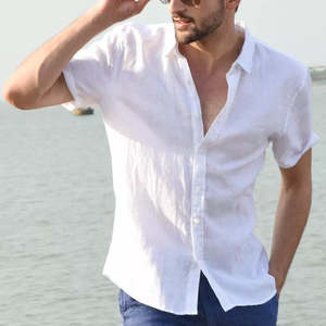 Sportswear: Summer Short-sleeved Shirt Casual Button Tops Men Clothing