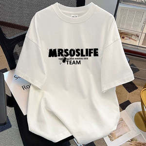 Short-sleeve Pure Cotton Men's T-shirt Clothing Men