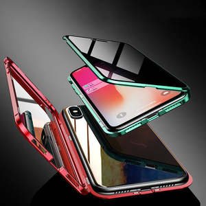 Electronics: Phone Case Anti-peep Magnetic Protective Shell Magnetic Privacy Glass Case For Phone