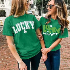 Patricks Day Shirts For Women Irish Shamrock Tshirts Gra