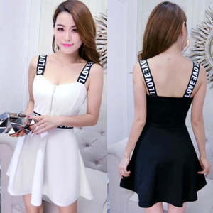 Summer sexy nightclub halter dress