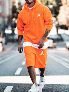 Midnight Crew: Fashion Sports Hooded Suit Men
