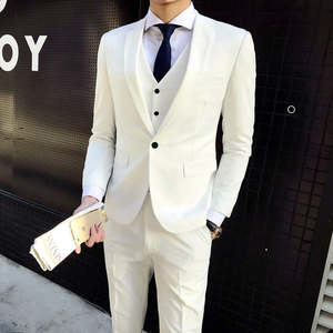 Menswear: Suit Business Professional Formal Wear Slim Fit Men