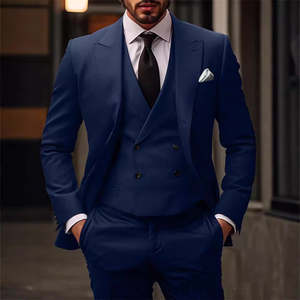 Menswear: Plus Size Suit Three-piece Dress Suit