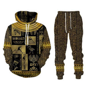 Menswear: 3D Printing Men's Hooded Sweater Trendy Suit