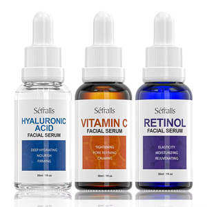 Sefralls Facial Serum Set Wholesale Hyaluronic Acid Retinol Vitamin C Moisturizi&hellip;