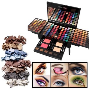 Beauty: 180 Colors Eyes Shadow Blush Set Personalized Piano-shaped Makeup Palette Box