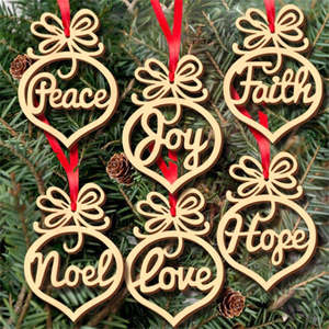 Homeware: Christmas bulb decoration hollow small pendant