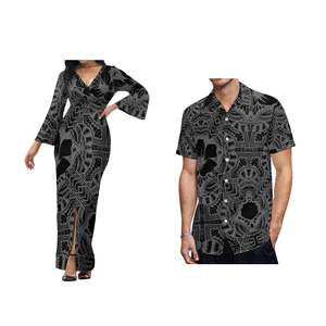 Hifoileva Luxury Island Dress - with matching shirt for a male companion.