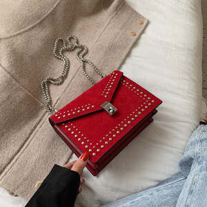 Bags: Leather Scrub Small Shoulder Messenger Bags For Women