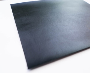 Products: Black Vegetable Tanned Oiled Italian Leather Piece 1 Square foot 1.0mm Leap Leather Craft