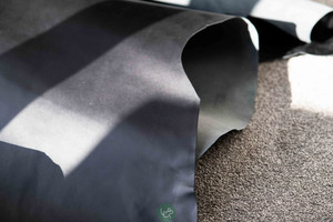Black Vegetable Tanned Belly 1.2mm Leap Leather Craft