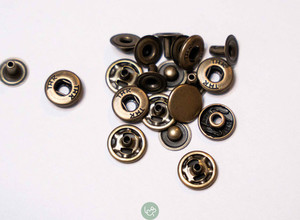 Products: 5 Sets - 12.5mm High Quality Japanese Rivets Snap Button Studs Leap Leather Craft