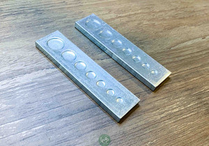 Products: Metal Anvil Setter Plate for Buttons Snaps Rivets Leap Leather Craft