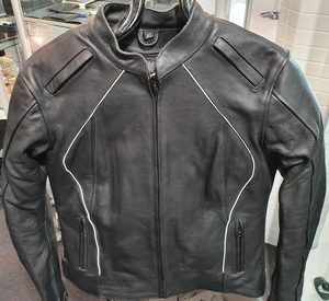 Ladies Motorcycle Leather Jacket - Leather Direct