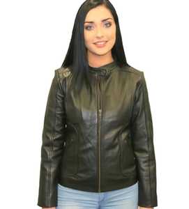 Motorcycle Jacket Motorcycle Leather Jacket with Armours: Women's Biker Jacket - Motorcycle Leather Jacket for Women NZ