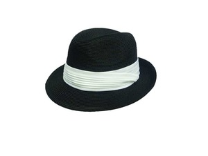 Hats: 1329 Black - Leather Direct