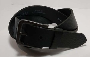 Black Leather Belt - Mulberry - Leather Direct