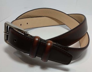 Belts: Brown Leather Belt - Ellington - Leather Direct