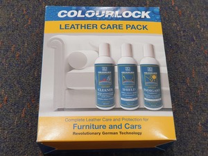 Colour Lock Leather Care Pack - Leather Cleaner - Leather Protector