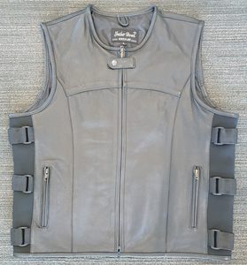 SWAT Leather Vest - Best Selling Motorcycle Leather Vests for Men