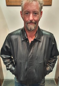 Sheepskin Black Bomber Leather Jacket- Leather Direct