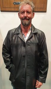 Men's Leather Blazer - Genuine Black Leather Blazer - Leather Jackets