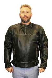 Men's Fashion Leather Jackets Formal Leather Jacket Casual Leather jacket: Rub Off Motorcycle Leather Jacket Jacket - Leather Direct