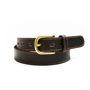 Genuine Leather Belt Brown - Leather Direct Genuine Leather Belts New Zealand